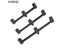 Aluminium Carp Fishing Rod Holder For 3 Rods Carousel 3