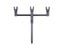 Aluminium Carp Fishing Rod Holder For 3 Rods Carousel 8