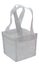 Non Woven Bag - Heart Pattern White 13cm (Pack of 10) Carousel 1