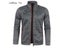 Men's Long Zipper Color Block Sweater Jacket Slim Fit Carousel 3