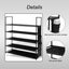 5 Tier Stackable Shoe Rack Storage Cabinet Organiser Shelf Carousel 6