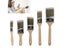 Double Thick Chip Paint Brush Set For Wall And Fence Painting Carousel 1