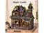 3D Assembled Wooden Book Nook Castle DIY Dollhouse With Light Music Carousel 3