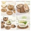 5mm Round Cork Coasters (12pcs) with Stand Carousel 2