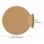 5mm Round Cork Coasters (12pcs) with Stand Carousel 3