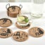 5mm Round Cork Coasters (12pcs) with Stand Carousel 6