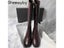 Thick Heel Knee High Boots With Side Zippers For Women Carousel 5