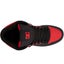 DC Shoes Mens Pure High Leather High Top Trainers - Fiery Red Carousel 3