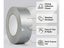 48mm x 50m Duct Tape Silver Carousel 4