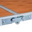 vidaXL Foldable Camping Table Aluminium 120x60 cm Carousel 6