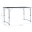 vidaXL Foldable Camping Table Grey Aluminium 120x60 cm Carousel 9