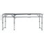 vidaXL Foldable Camping Table Grey Aluminium 180x60 cm Carousel 2