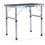 vidaXL Folding Camping Table Grey Aluminium 60x45 cm Carousel 7