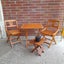 Have you ever seen nicer kids furniture? Picnic table and chairs, folds up Carousel 1