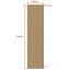 Acoustic Slat Wall Panels 2.88m² Walnut 2x Panels - W 600mm x H 2400mm Carousel 2