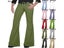 Men's Vintage Stretch Flared Trousers Casual Wide Leg Streetwear Carousel 3