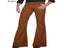 Men's Vintage Stretch Flared Trousers Casual Wide Leg Streetwear Carousel 6