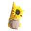 Hod Health & Home Bee Gnome Spring Sunflower Doll Decor Handmade Bumble Plush Fa Carousel 6