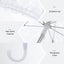 Hod Health & Home Lace Umbrella Kids Umbrellas Rain Performance Supplies White D Carousel 2