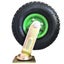 Hod Health & Home 10Inch Swivel Castor Caster Pneumatic Tyres Wheels Trolley Car Carousel 1