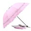 Hod Health & Home Lovely Manual Sun Umbrella Uv Protection Three Fold Lace With Carousel 7