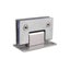 Hod Health & Home 90 Degree Glass Door Cupboard Showcase Cabinet Clamp Shower Do Carousel 1