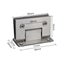 Hod Health & Home 90 Degree Glass Door Cupboard Showcase Cabinet Clamp Shower Do Carousel 2
