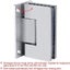 Hod Health & Home 90 Degree Glass Door Cupboard Showcase Cabinet Clamp Shower Do Carousel 6