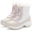 Hod Health & Home Women Lightweight Ankle Boots Platform Shoes Heels Winter Bota Carousel 1