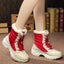 Hod Health & Home Women Lightweight Ankle Boots Platform Shoes Heels Winter Bota Carousel 4
