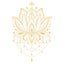 Hod Health & Home Decal Lotus Shape Removable Pvc Om Sign Meditation Art Vinyl W Carousel 4
