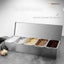 Hod Health & Home Stainless Steel 3/4/5 Section Ingredients Box Salt Sugar Chees Carousel 4