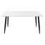 Levede Steel Dining Table 4-6 Seater 150Cm White Carousel 3