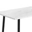 Levede Steel Dining Table 4-6 Seater 150Cm White Carousel 4