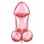 Little Genie Glitterati Penis Party Balloon 90Cm Mylar Rose Gold Novelty Carousel 2