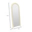 Alia 1.6m Full Length Mirror - Milk White Carousel 7