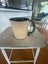 Vintage Enamel Sifter Cream/Green Carousel 1