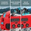 Solar Hand Crank Emergency Radio, Portable NOAA Weather Radio with AM/FM/WB, Carousel 7