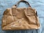 Storksak tan leather nappy baby bag Carousel 2