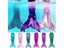 Kids Mermaid Tail Costume For Swimming Party Elastic And Dry Carousel 4