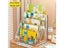 3/5-Tier Acrylic Book Storage Organizer Shelf Carousel 5