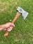Vintage E.C.SIMMONS KEEN KUTTER hewing axe/ hatchet Carousel 10