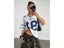 Women's V-Neck Patchwork Football Jersey T-Shirt Carousel 5