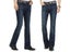 Men's Mid Waist Elastic Slim Boot Cut Bell Bottom Jeans 26-38 Carousel 9