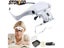 LED Head Mounted Magnifier 5 Lenses 10X - 35X Adjustable Carousel 1
