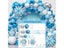 126PCS Snowflake Balloon Wreath Kit For Winter Party Decor Carousel 2