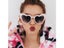 Vintage Heart Shaped Sunglasses For Bachelorette Party Carousel 4