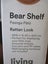 NEW Rattan look Bear face shelf Carousel 3