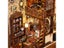 DIY 3D Wooden Puzzle Bookend Book Nook Kit For Room Decor Carousel 3