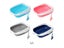 Semi Closed High Side Pet Litter Box For Cats Carousel 3